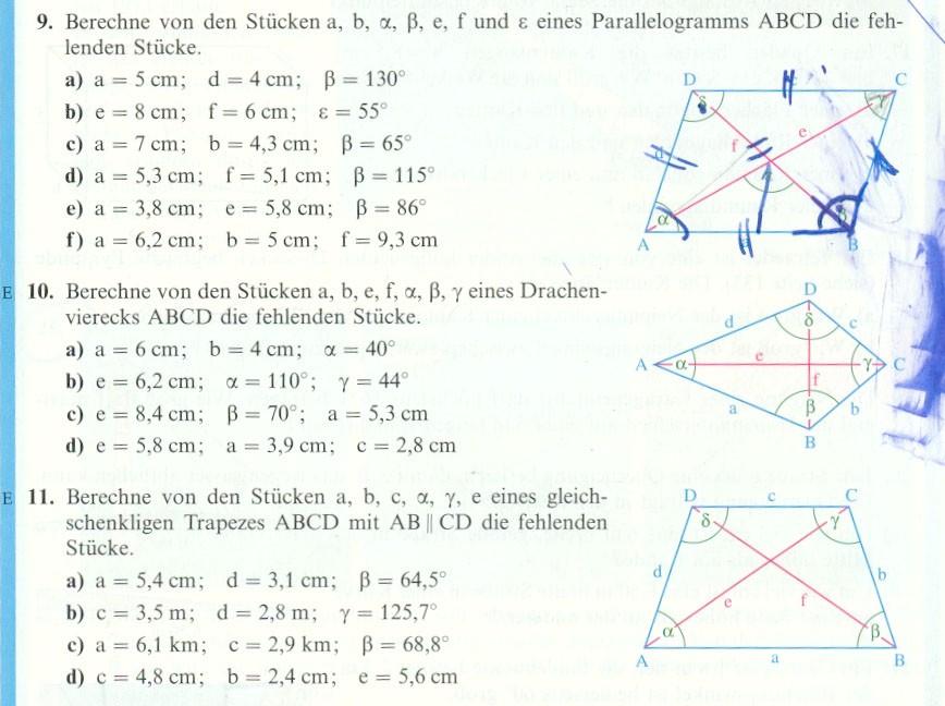 Diagonalen im Parallelogramm Winkel - OnlineMathe - das ...